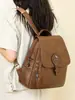 Mochila para Mujer 2026 Nueva Versátil Gran Capacidad Piel Suave Estudiante Bolsa Escolar Mochila de Viaje al Aire Libre Bolso Casual para Mujer