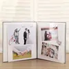 Álbum de Fotos Laminado Autoadhesivo con Cubierta de Lino Transfronterizo para Fotos Familiares, Álbum de Sellos Hecho a Mano Autoadhesivo Tipo DIY, En Stock