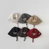 Sombrero de Bebé Yipan Otoño e Invierno Nuevo Letra Oay Pana Sombrero de Pescador Unisex a Prueba de Viento y Cálido