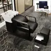 Venta Directa de Fábrica Cama de Champú Cerámica para Barbería Cama de Enjuague Semi-reclinable Cama para Salón de Peluquería Cama de Champú Estilo Celebridad de Internet