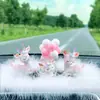 Nuevos Adornos para Coche Diosa Lindos Decoraciones para la Consola Central del Interior del Coche Viajes Seguros Ciervo Ambientador para Coche