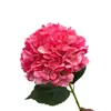 Flores Florecientes en Tonos Rojo Rosa, Flores Artificiales de Seda, Ramilletes de Mano, Decoraciones para Escenas de Boda, Arreglos Florales