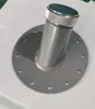 Tapa de Tanque de Combustible de Aleación de Aluminio Modificada para Vehículo de Carreras Todoterreno Tapa de Tanque de Combustible Antiexplosión Puerto de Llenado de Combustible Tapa de Llenado de Combustible Angulada Boquilla de Combustible