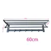 Estante Plegable para Toallas para Baño, Organizador Colgante de Toallas, Estante de Almacenamiento para Baño sin Taladro