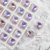 Adornos de cristal de diamante para uñas K9 2022 nuevos adornos para uñas de celebridad de internet Diamante cuadrado súper brillante diamante de punta inferior accesorios de diamante