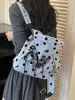Bolso de Lunares para Mujer 2026 Nueva Moda de Verano Elegante y Exquisito Bolso Tote para Clase y Viajes Cotidianos Mochila de Gran Capacidad