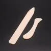 Cuchillo de dar forma color hueso recortador de cuero herramienta de sellado de bordes para presionar líneas hechas a mano DIY cuchillo de origami para dar forma y recortar cuero