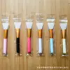Pólo Branco Pólo Rosa Pincel para Máscara Capilar Macio Pincel de Silicone para Máscara Pincel Cosmético Pincel Cosmético Pincel para Espalhar Máscara