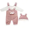 43cm Boneco Menino de Verão Roupas com Alça Conjunto Roupas com Alça para Boneco Calça Acessórios de Troca Brinquedo