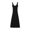Vestido de Tirantes Adelgazante para Cintura Sexy de Lujo Puro para Mujer Conjunto de Dos Piezas de Cárdigan de Punto Delgado para Otoño