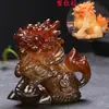 Adornos de Mascotas de Té que Cambian de Color con Agua Caliente, Juguetes de Té de Buda Maitreya Buda Reclinado, Bandeja de Té Coleccionable, Mesa de Té, Sala de Té, Accesorios para Juegos de Té