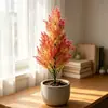Ramas artificiales de pino y ciprés transfronterizas TEMU Amazon para plantación en suelo, plantas verdes en maceta, decoración de árbol de Navidad, paisaje de césped y jardín