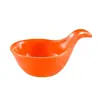 Plato para Sabor de Melamina con Asa Única Restaurante de Hot Pot Comercial Plato para Condimentos Plato para Salsa para Mojar Plato para Snacks Plato Lateral para Barbacoa Plato para Salsa de Soja y Vinagre