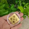 Adesivo de Celular Dourado com Folha de Ouro Puro 999, Adesivo para Ficar Rico, Riqueza Chegando Diariamente, Adesivo de Traseira de Celular do Deus da Riqueza, Presente de Aniversário