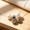 Nuevas cuentas espaciadoras cilíndricas de circón, adecuadas para exportación y ventas transfronterizas, cuentas espaciadoras cilíndricas de color esmeralda, joyería DIY, cuentas con agujero pasante, cuentas espaciadoras perforadas