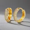 Pendientes de Latón Electrochapado en Oro Real, Nuevos, de Moda, Versátiles para el Uso Diario para Mujer, de Venta Caliente Transfronteriza Europea y Americana