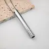 Nova Gargantilha Personalizada Europeia e Americana com Apito, Não Desbota, para Meditação, Atenção Plena, Respiração, Descompressão, Ansiedade, Yoga, em Aço Titânio