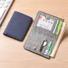 Cartera Vertical de Lona para Hombre con Múltiples Ranuras para Tarjetas Simple Estudiante Personalizada Horizontal Plegable Ultra-delgada Pequeña para Jóvenes