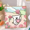 Pintura de Diamantes para Niños Kuromi Hecho a Mano DIY Pintura de Pegatinas de Diamantes Sanrio Pintura de Diamantes con Diamantes Completos 5D Tamaño Pequeño
