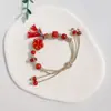 Pulsera de Cerámica Jingdezhen Nueva Pulsera de Cerámica Estilo Chino Joyería Hecha a Mano Cuerda Estilo Tíbet Puesto de Pulseras Jingdezhen
