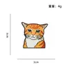 Broche Gato Emoji da Moda, Broche Criativo e Divertido de Animal com Expressão Engraçada, Novo Conjunto de Broches Transfronteiriço