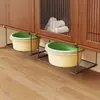 Colgador de Zapatos para la Parte Inferior de la Cama del Dormitorio Estudiante Estante de Almacenamiento de Zapatos para la Parte Inferior de la Cama Gancho Colgante Artefacto Estante de Zapatos para la Litera Inferior del Dormitorio