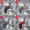 Corbata de Cremallera Rayada Azul para Hombre, Casual, Sin Nudo, Estilo Perezoso, Versión Coreana, 8cm, Ropa Formal de Negocios, Boda del Novio, Negro