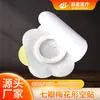 Parche para ombligo de flor de ciruelo de siete pétalos en blanco, tela no tejida, transpirable, respaldo de tela tipo emplasto Sanjiu Kongtie, fabricante directo, personalizable