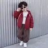 Chaqueta de Terciopelo Talla Grande para Niños Otoño Invierno 2026 Estilo Nuevo Parka con Capucha Cortavientos Cálida para Niños Abrigo de Algodón Engrosado para Bebé