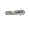 Estilosa presilha jacaré estilo broche toda cravejada para cabelos soltos, presilha lateral versátil, novo grampo de cabelo para mulheres, acessório de cabelo