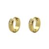 Bestseller Transfronterizo de Amazon Pendientes Geométricos Esmerilados con Forma de Engranaje para Mujer, Oro de 18 Quilates, Lujo Ligero, Pendientes de Gama Alta