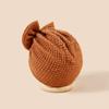 Gorro infantil transfronterizo INS, gorro de punto con lazo para bebé, gorro indio con protección elástica para las orejas para recién nacidos europeos y americanos.