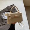 Bolso Pequeño para Mujer 2025 Nueva Moda Estilo Coreano a la Moda Bolso de Mano con Patrón de Piedra de Moda Bolso Bandolera Cruzado de Hombro Portátil de Moda