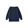 Suéter pulóver de color sólido de manga larga con hombros descubiertos para otoño nuevo holgado grande casual deportivo para mujer