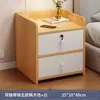 Mesita de noche moderna simple, pequeño armario de almacenamiento para el hogar, estante de almacenamiento, mini armario moderno para dormitorio