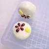 Rosto Brilhante Simulação Comida Brincadeira Bolo Resina Joias Acessórios DIY Cola Creme Corrente de Celular Chaveiro Material Artesanal Lote