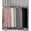 Pantalones de punto para mujer LEKA estilo coreano, tejido gofre, suaves y acogedores, de cintura alta, adelgazantes, con cordón en la cintura, holgados, de pierna ancha, hasta el suelo