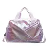 Nova Bolsa Fitness, Grande Capacidade, Bolsa de Viagem Colorida Brilhante, Bolsa Transversal de Ombro Casual, Fashion e Versátil Venda por Atacado
