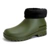 Zapatos de lluvia de Chelsea transfronterizos nuevos para parejas de hombres y mujeres comercio exterior de tubo corto moda exterior para vadear zapatos bajos de goma cubrezapatos