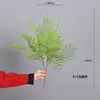 Samambaia mimosa folha de samambaia cauda de leque planta parede decoração macia arranjo de flores material de folha grama artificial galho grande samambaia persa