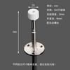 Fornecimento direto de fábrica 304 aço inoxidável tampo da porta engrossado sólido porta de parada resistência do banheiro banheiro toque da porta de borracha