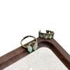 Anillo Medieval de Esmalte Chorreado, Atmósfera Retro de Lujo Accesible, Anillo Punk de Alta Gama de Palacio Antiguo con Cola Abierta de Mariposa, Margarita Pequeña