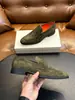 Mocasines de Piel de Vaca Gamuza de Primera Capa de Gama Alta STN Costura de Contraste Artesanía Suela Plana Cómoda Zapatos Casuales de Caballero Comercio Exterior