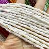 Cuentas sueltas con forma de herradura de concha de color natural, accesorios de bricolaje, cuentas de tubo redondas, productos semiacabados