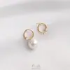 Anel de Zircônia Única Banhado a Ouro 14K Eletrodepositado com Pino de Contas Suporte de Contas com Meio Furo Brincos Studs Materiais de Acessórios para Brincos de Pérola DIY Feito à Mão
