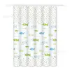 Cortina de ducha para baño PEVA, cortina divisoria sin taladro para baño, impermeable, resistente al moho, cortina de ducha cálida con ganchos incluidos