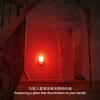 Luz de Pared Roja de 0.6W Enchufe de Pared Control de Luz Luz Nocturna Gy032 Mini Casual Dormitorio Mesita de Noche Inducción Luz Nocturna