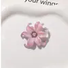 Adornos de Flores Acrílicas Franceses de Gradiente de Dos Tonos para Iris Parches Accesorios para Aretes DIY Accesorios para Llaveros