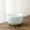 Xícara de Chá Cerâmica Mudança de Forno Xícara Mestre Xícara de Chá Cerâmica Luz de Chá Luz Luxo Leve Jogo de Chá Kung Fu Casa Escritório Xícara de Chá