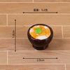 Micro-paisagem criativa simulação brincar de comida café da manhã tradicional chinês chá decorações diy miniaturas mini resina pequenos enfeites